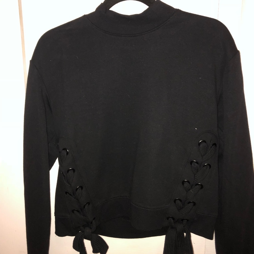 Black crew neck
